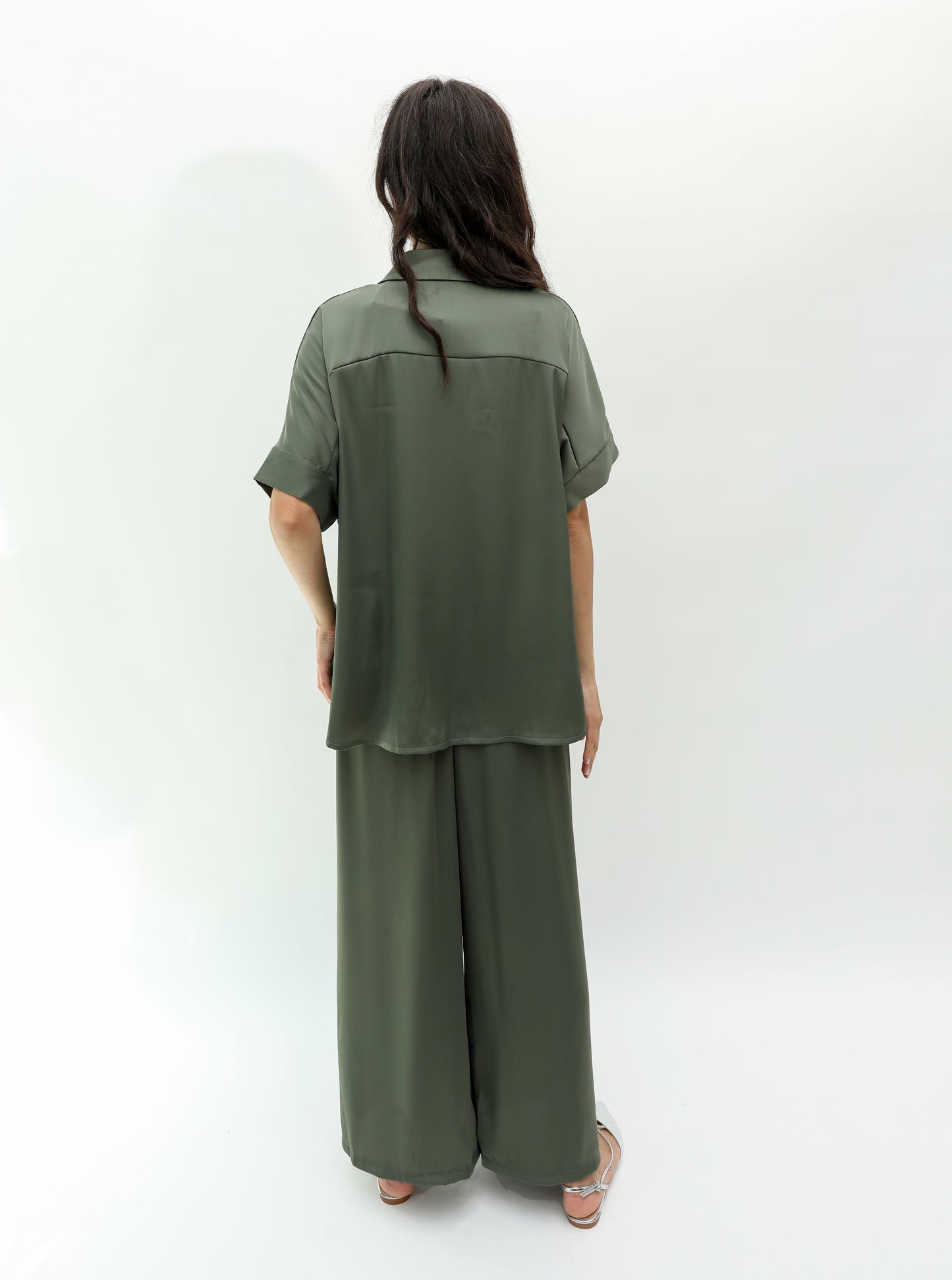 The Silk set - Olive green