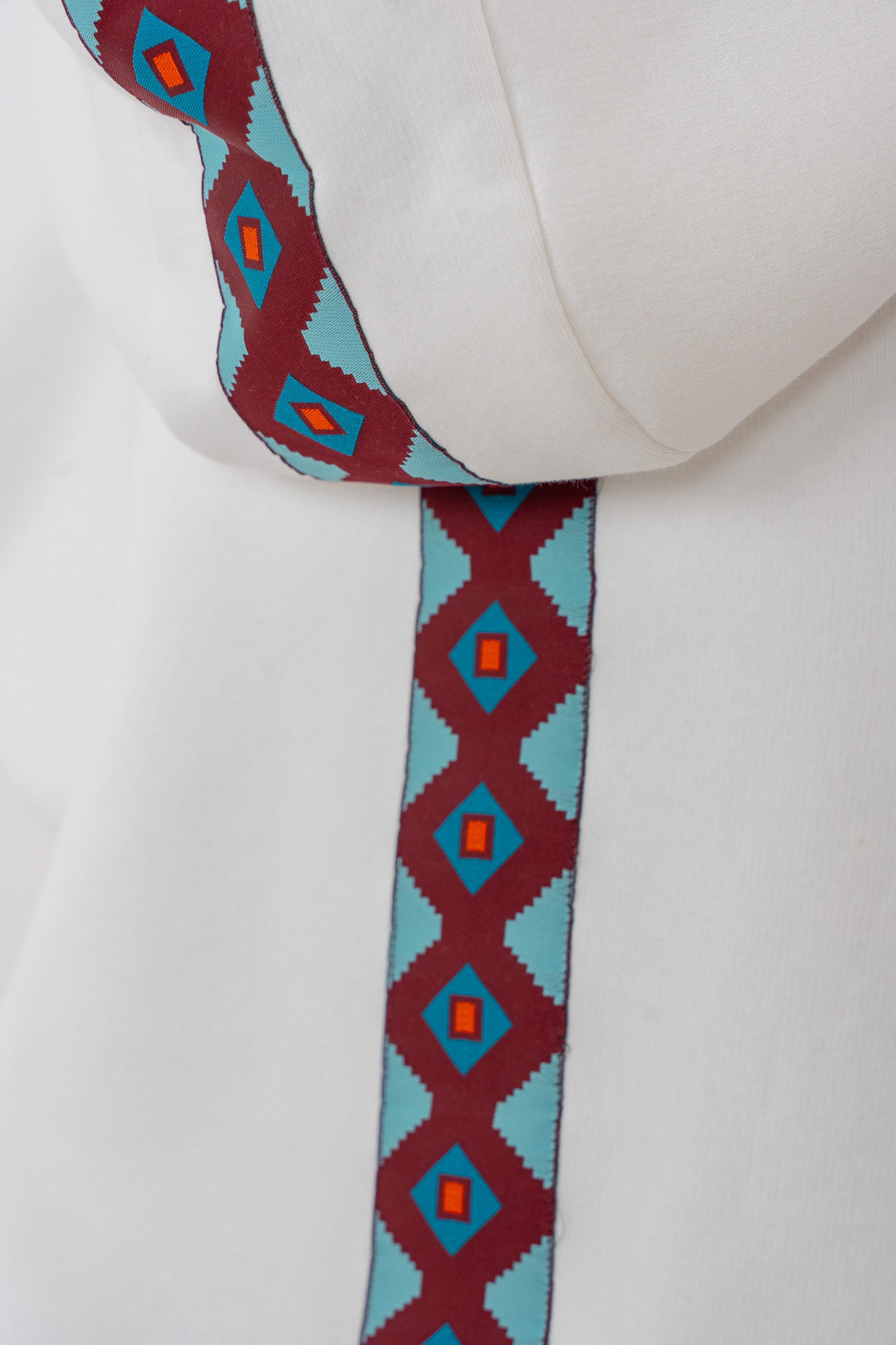 Zad Hoodie Jacket - White - Unisex