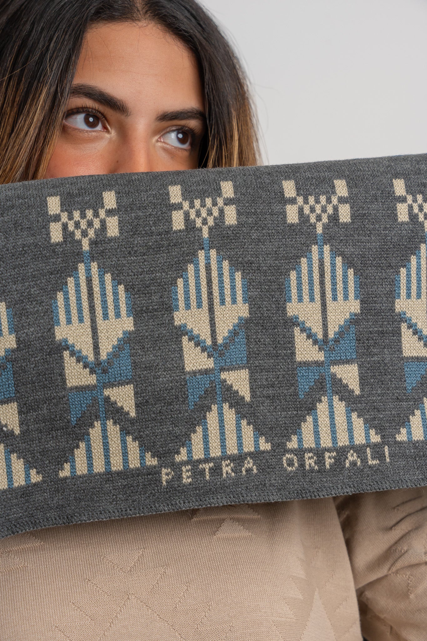 Bahja Blue Scarf - Unisex