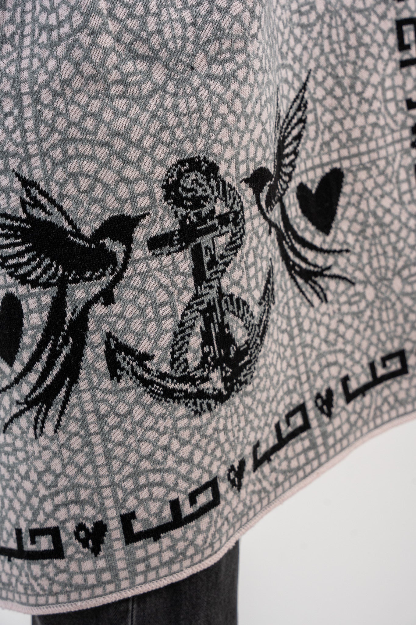 Love and Peace Anchor Scarf