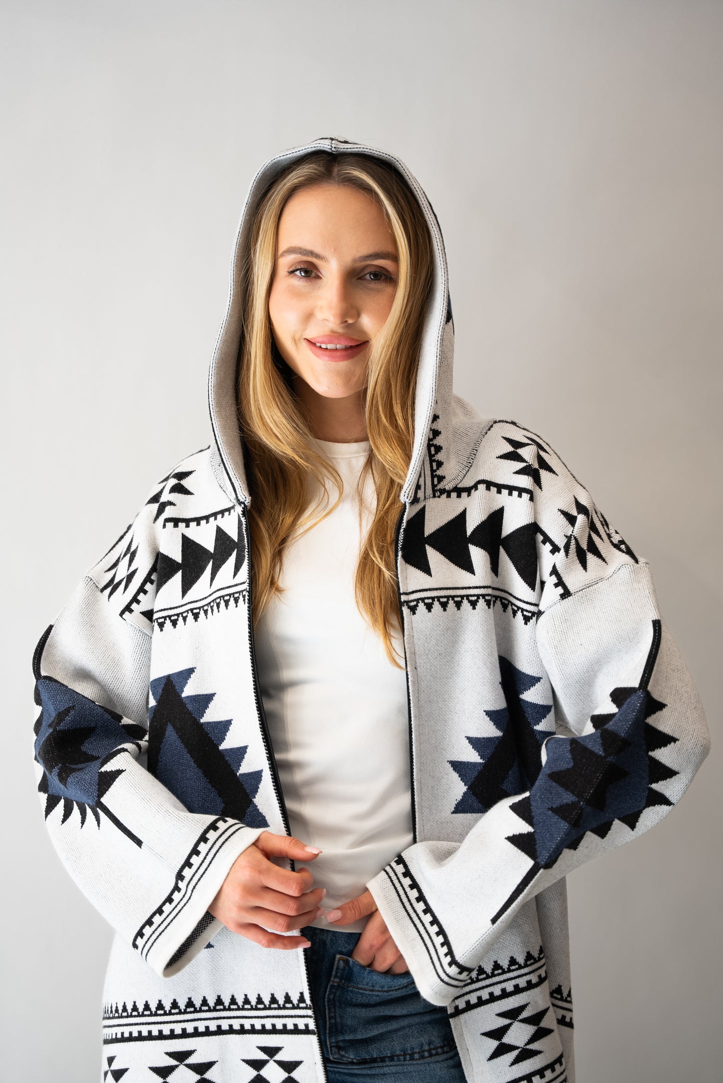 The Sophisticated Z Jacket-White-UNISEX