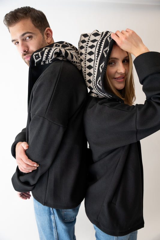 The Dawn Black Z Jacket-UNISEX