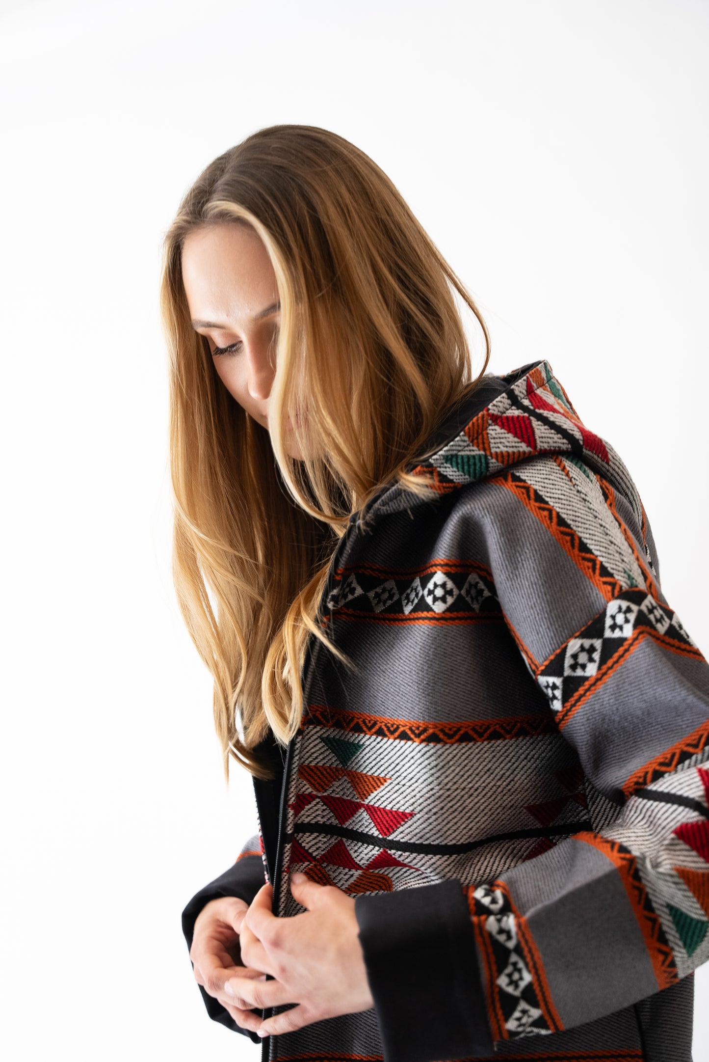 Charcoal Sadu Z jacket -Unisex