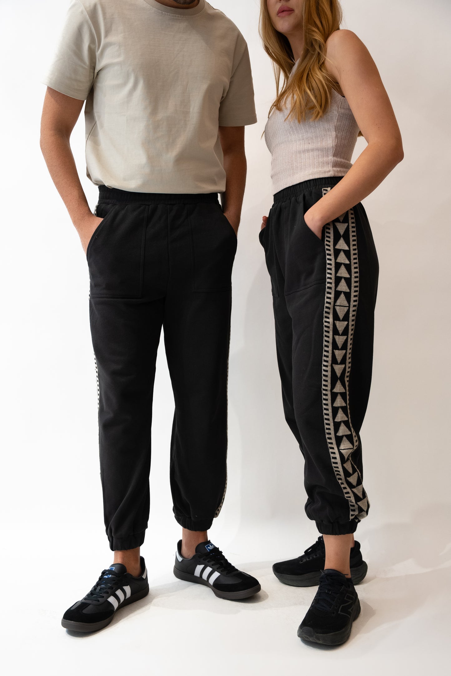 Sadu Jeggings Pants -Black-Unisex
