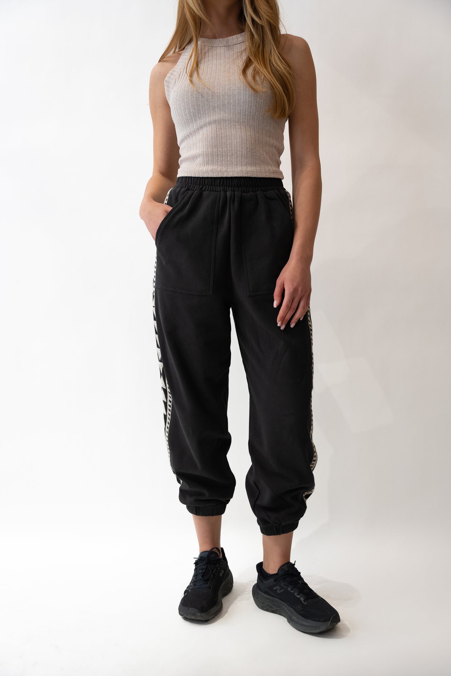 Sadu Jeggings Pants -Black-Unisex