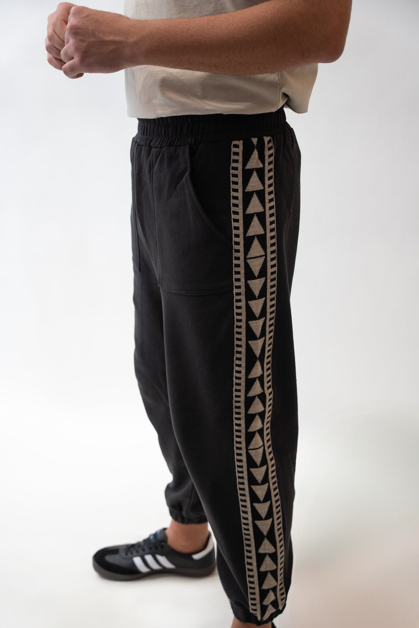 Sadu Jeggings Pants -Black-Unisex