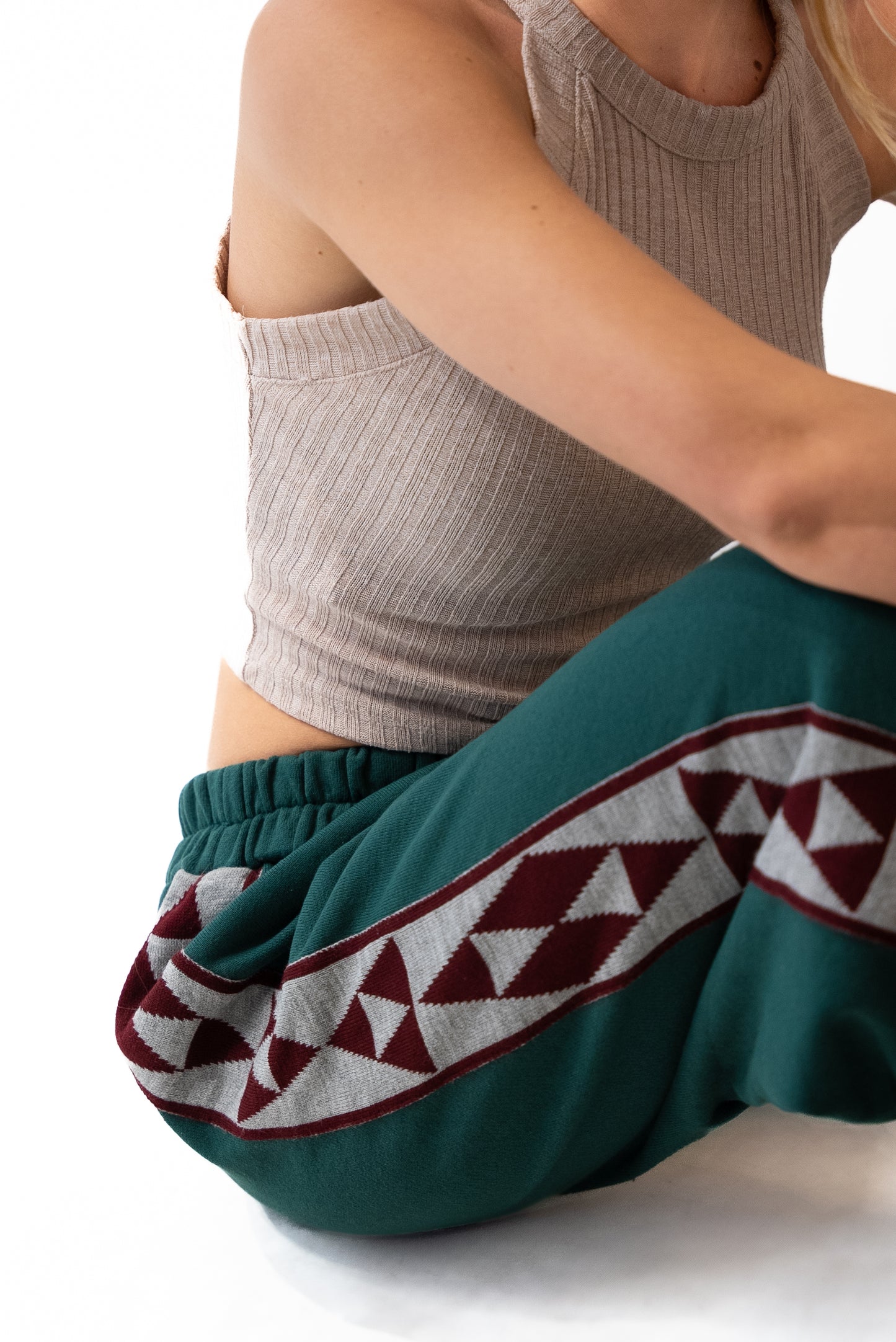 Sadu Straight Pants -Green