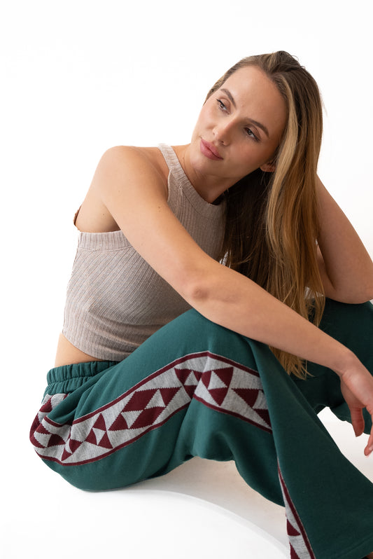 Sadu Straight Pants -Green