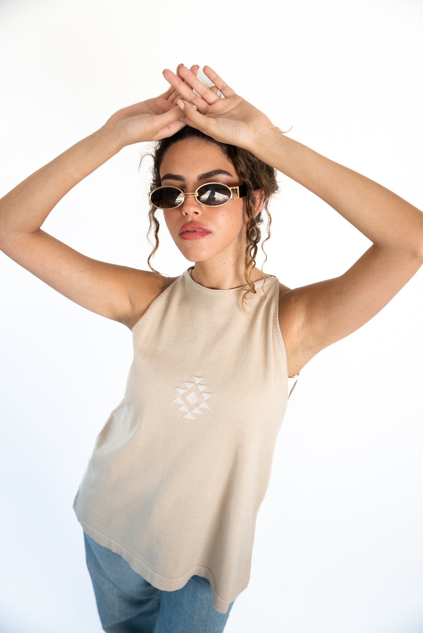 Nisa Top - Beige