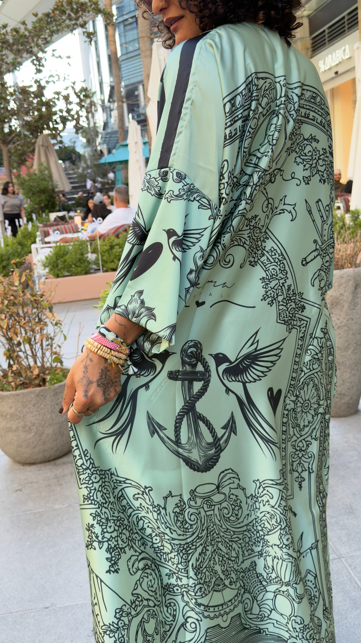 Marina Muse Silk Bisht