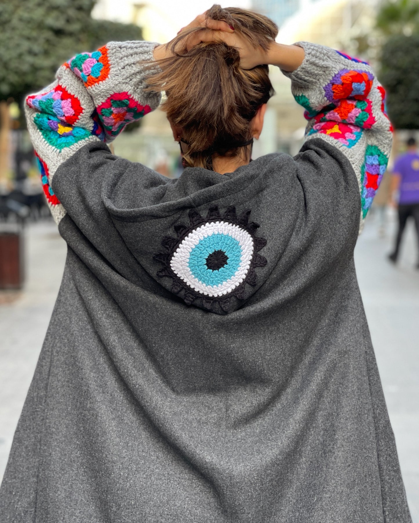 Charcoal Jackets with wool Sleeves
