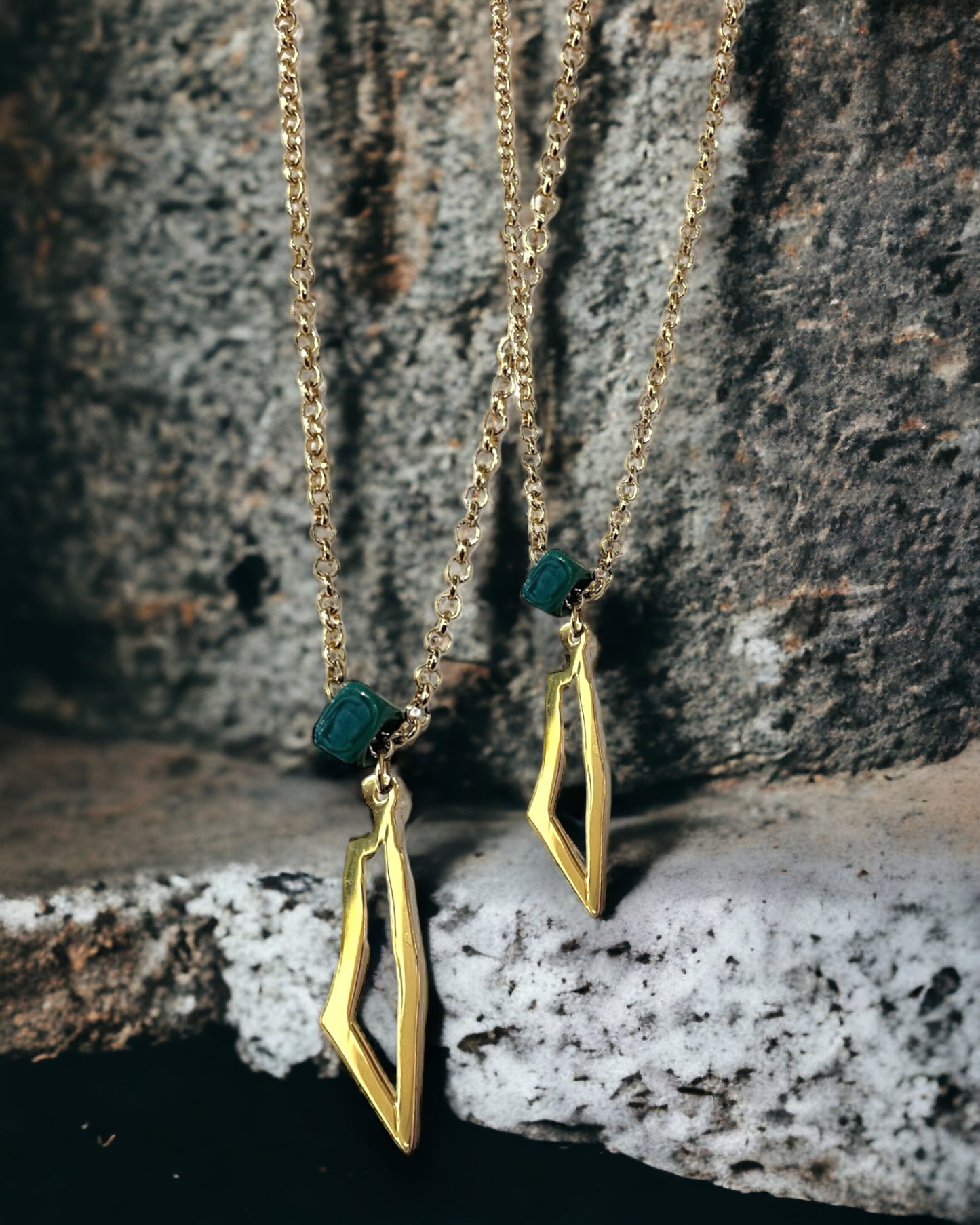 Palestinian map necklace