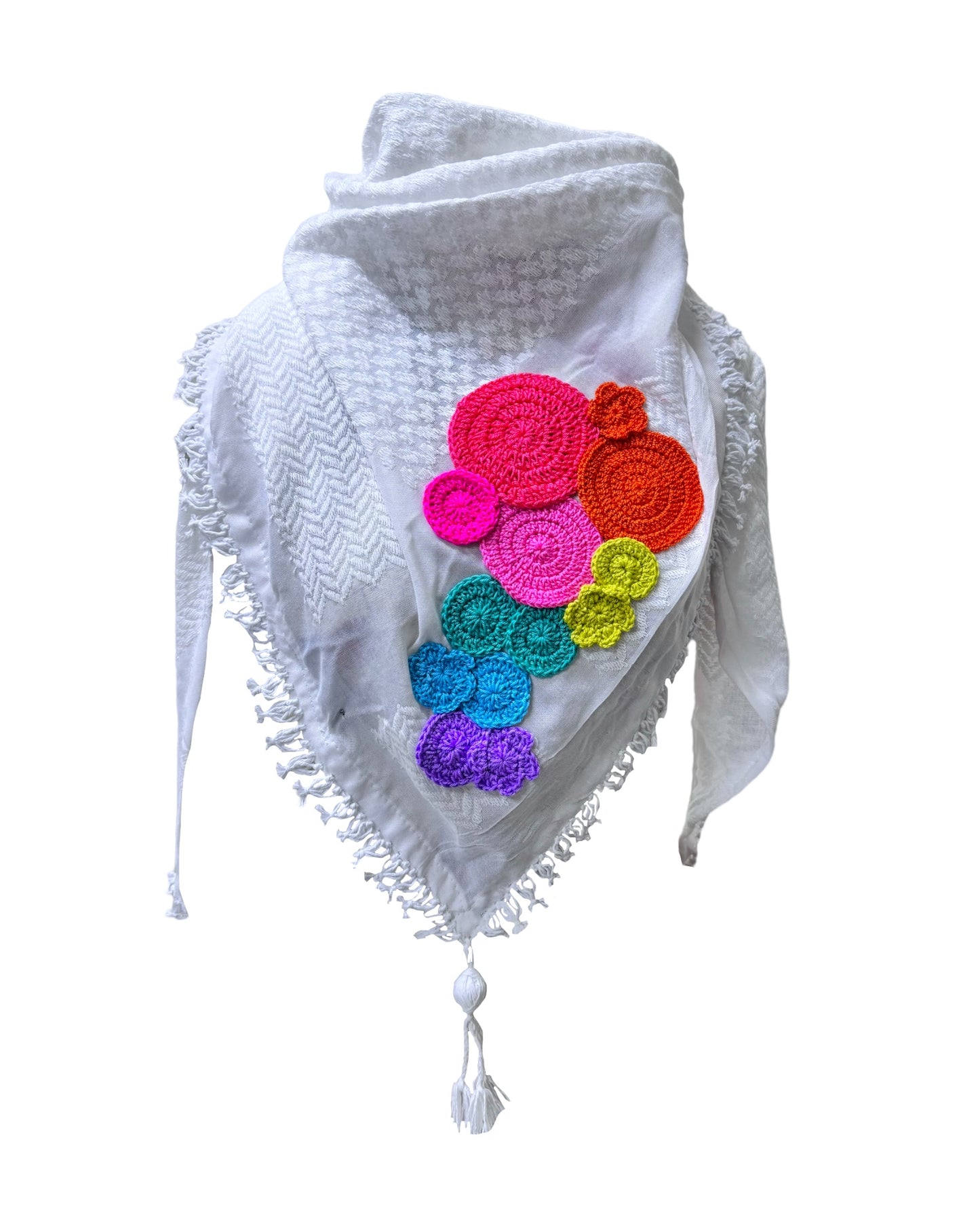 Al-Anoud White Hata Scarf