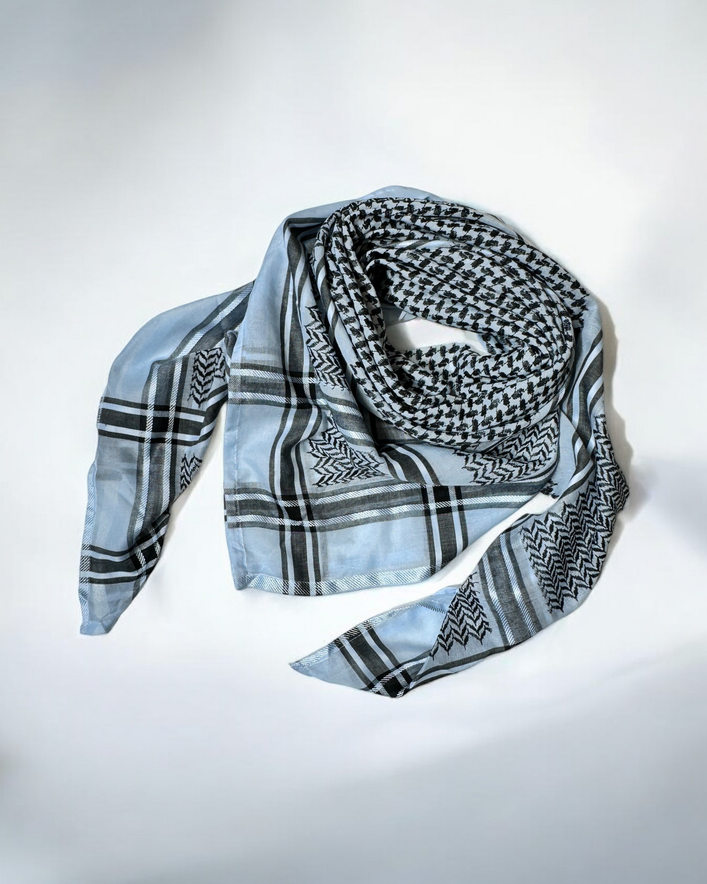Blue & Black Scarf