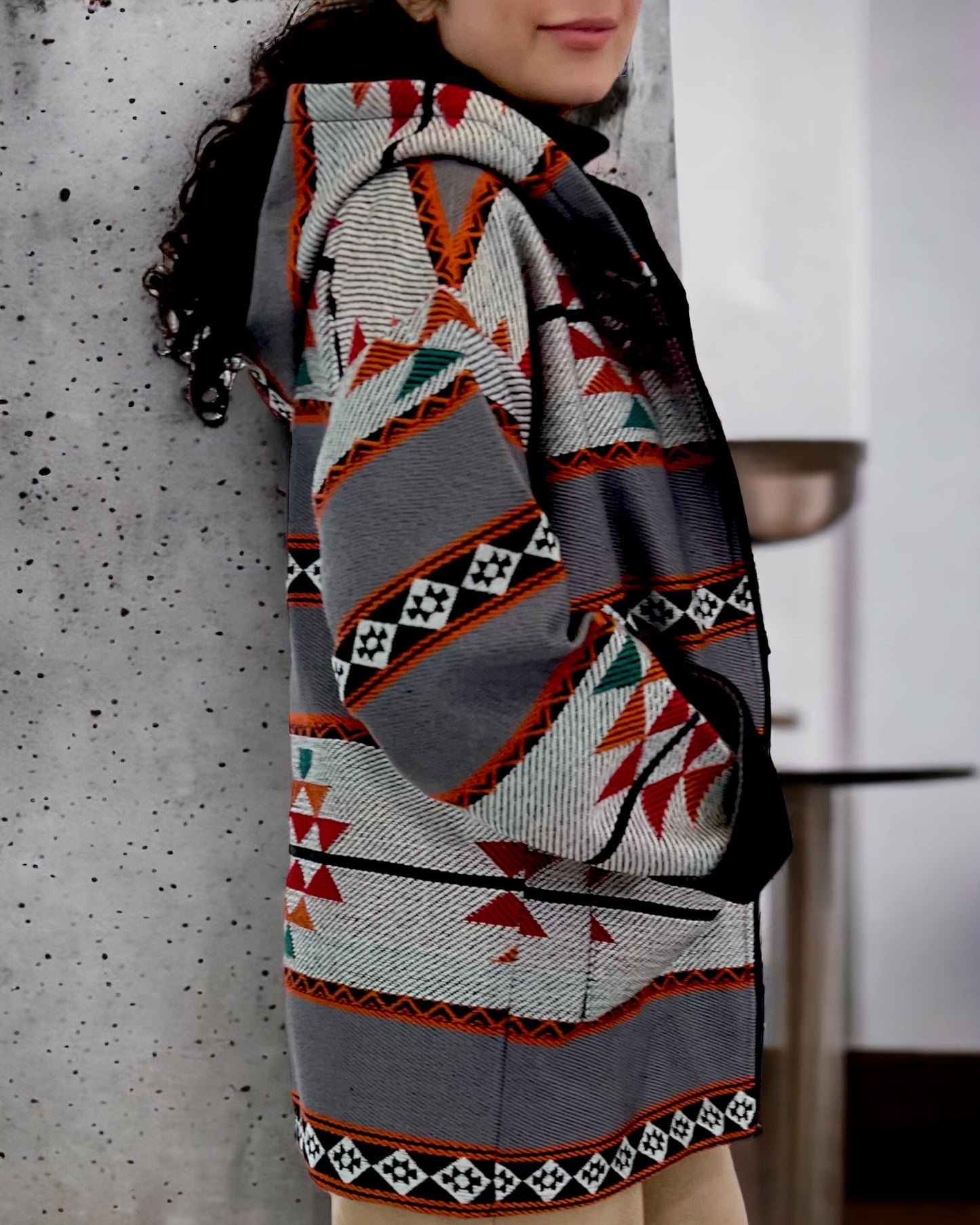 Charcoal Sadu Z jacket