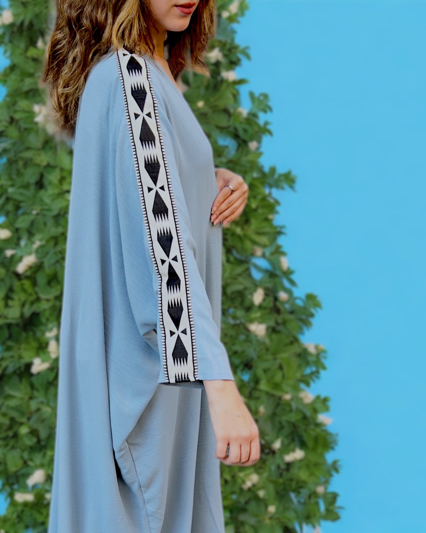 Blue Abaya