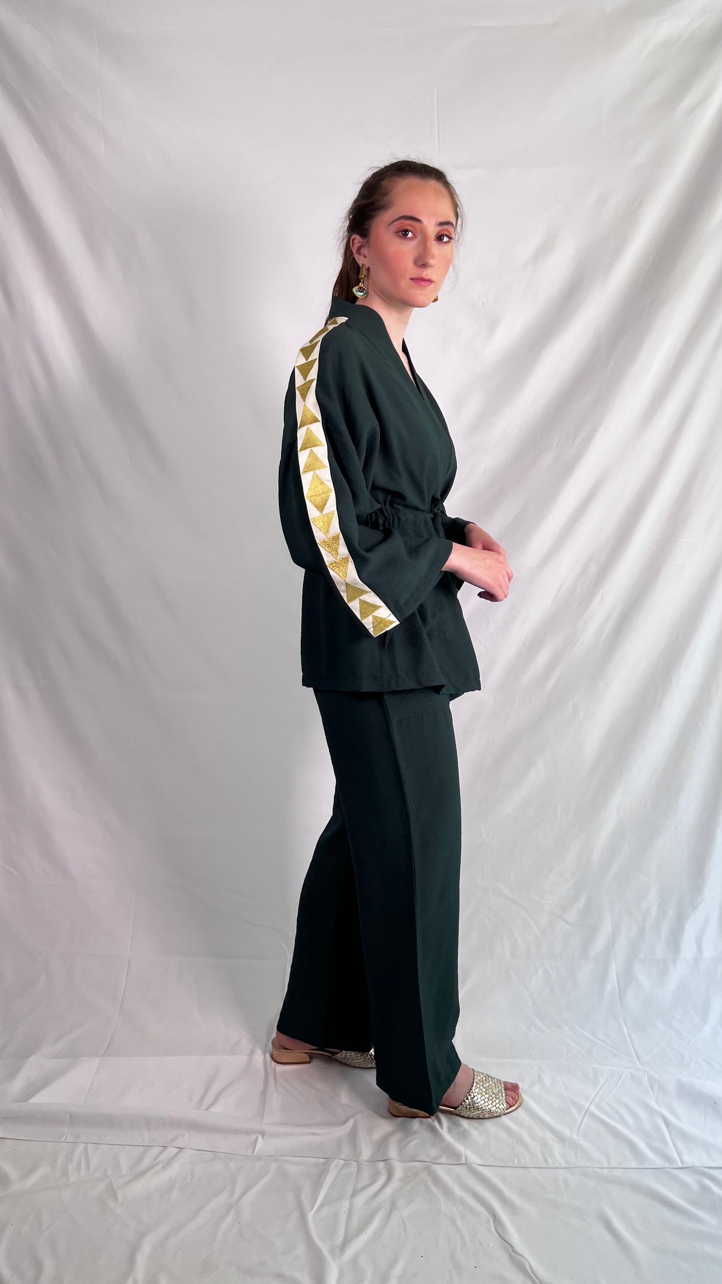 Sitta Kimono SET - Dark Green