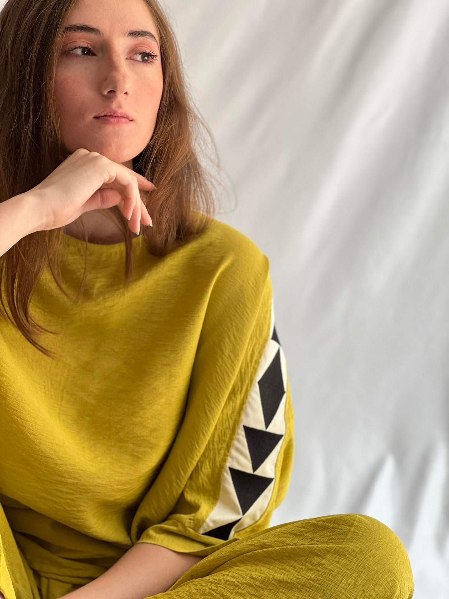 Shams Kimono Set - Yellow