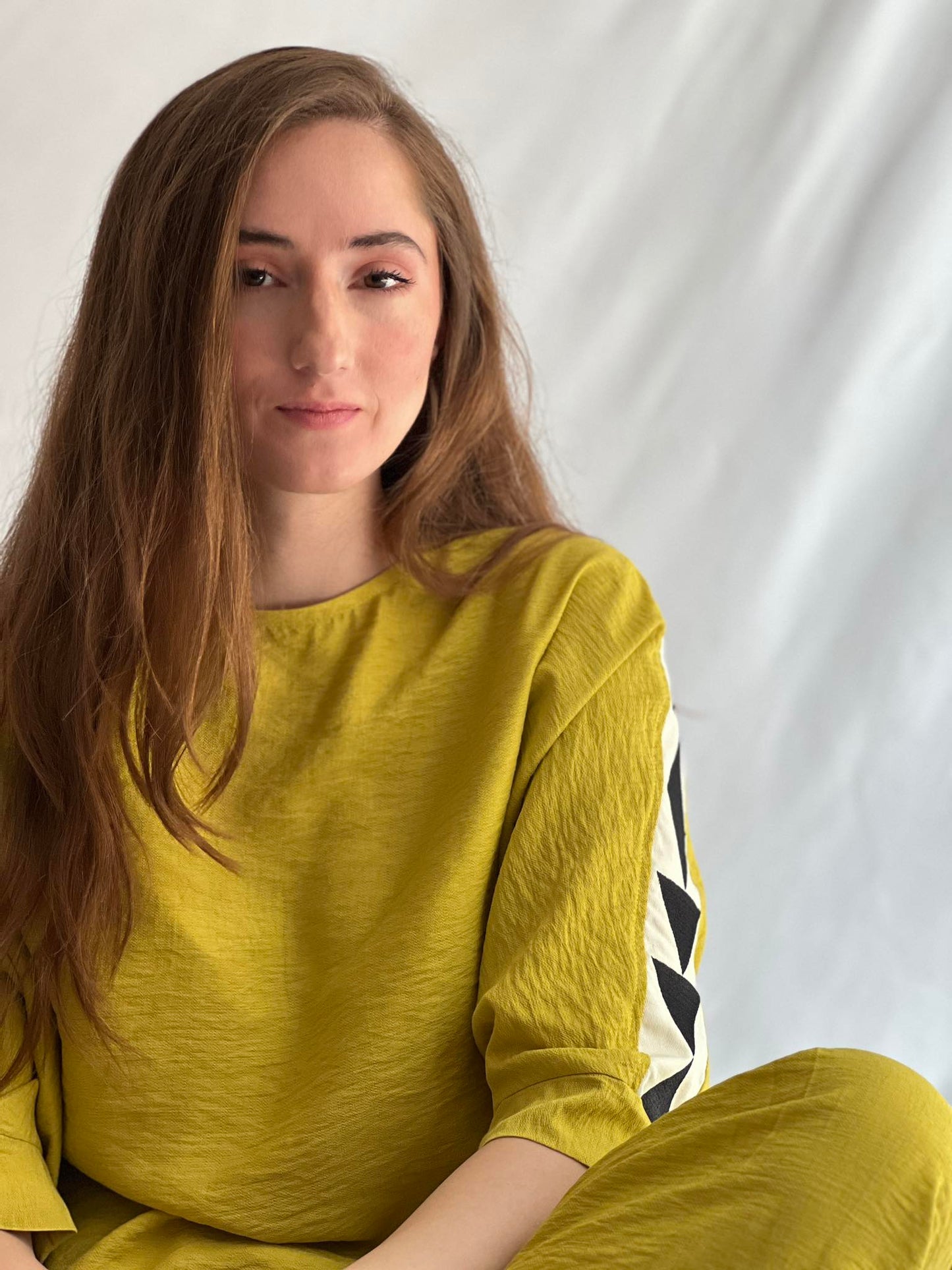 Shams Kimono Set - Yellow