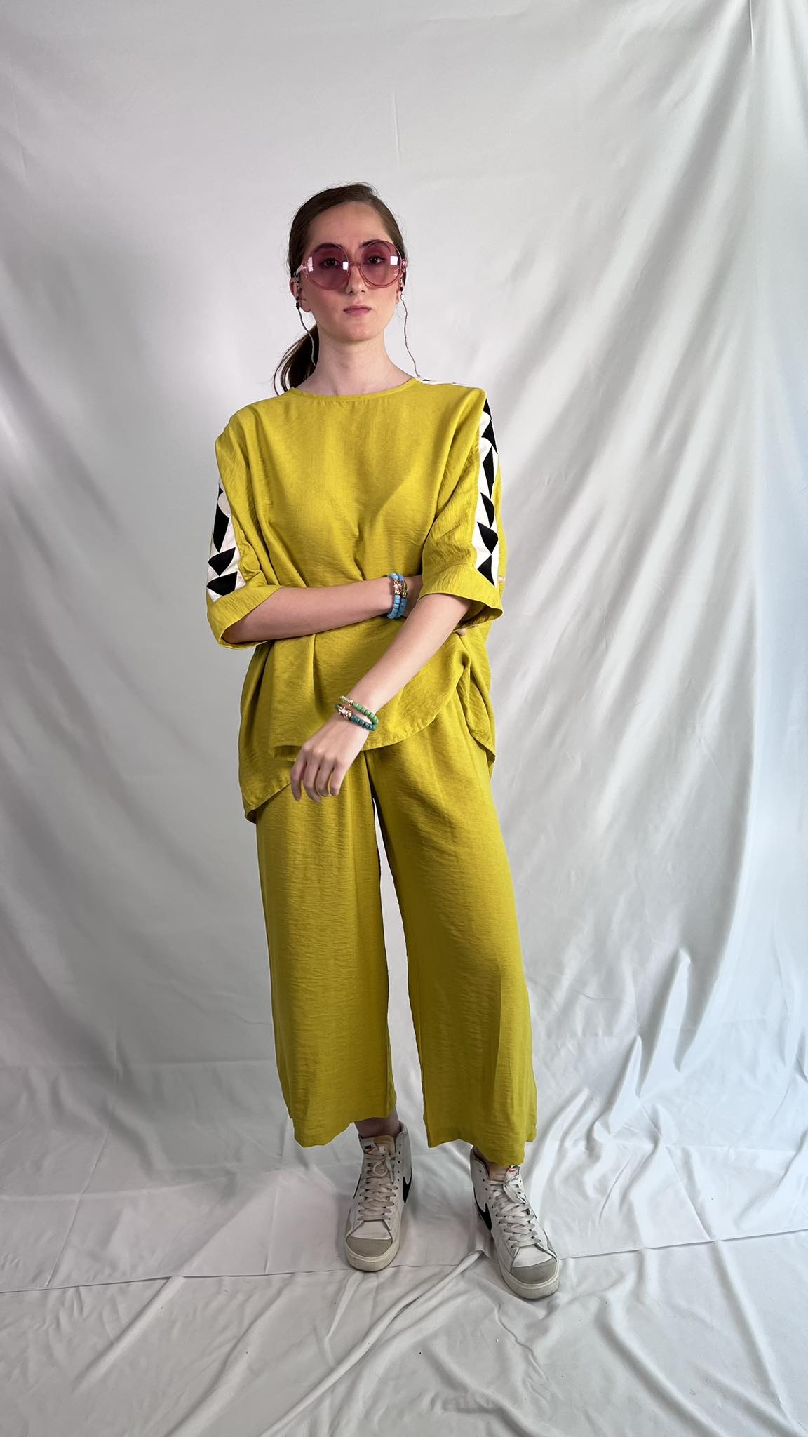 Shams Kimono Set - Yellow