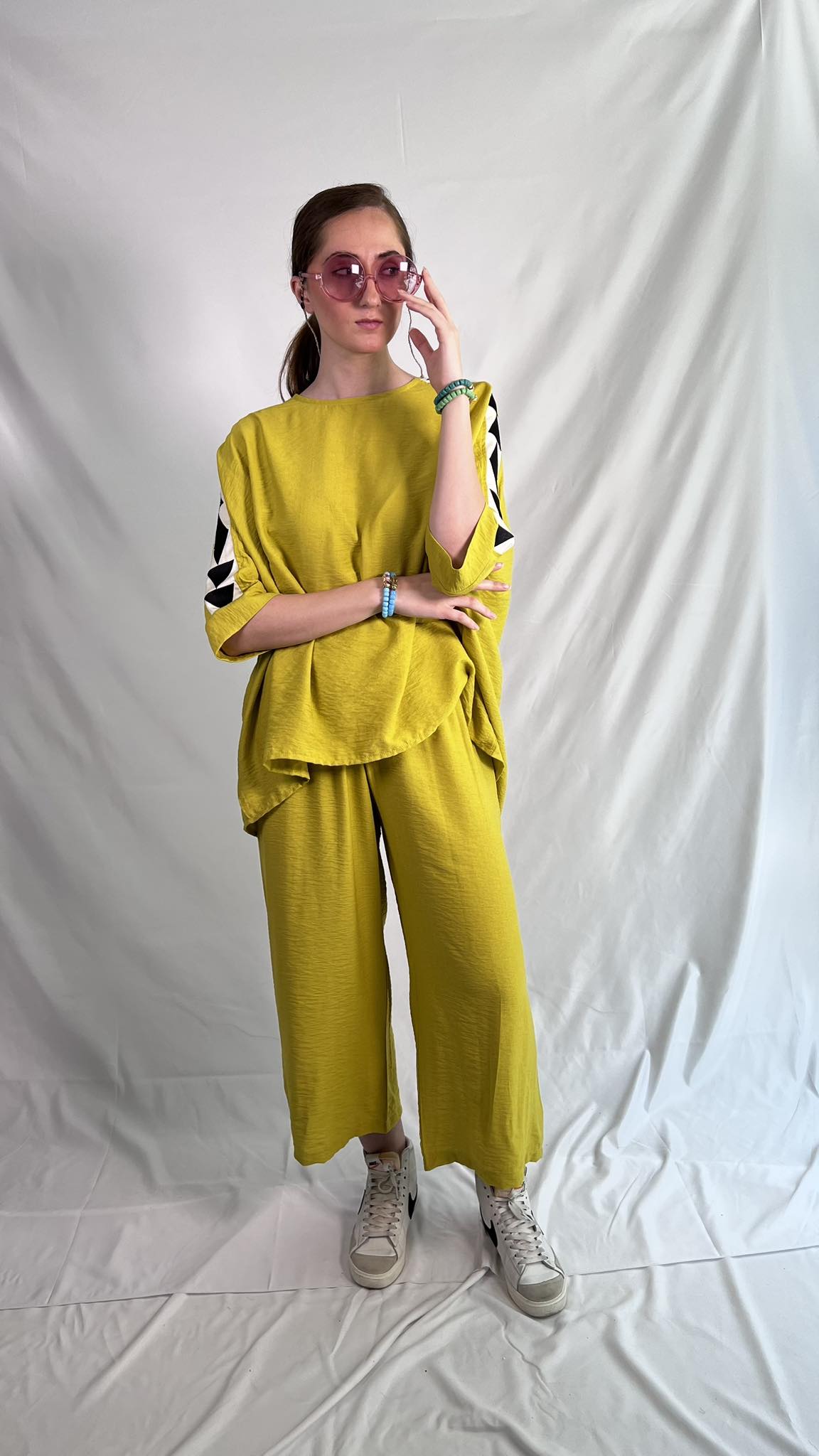 Shams Kimono Set - Yellow