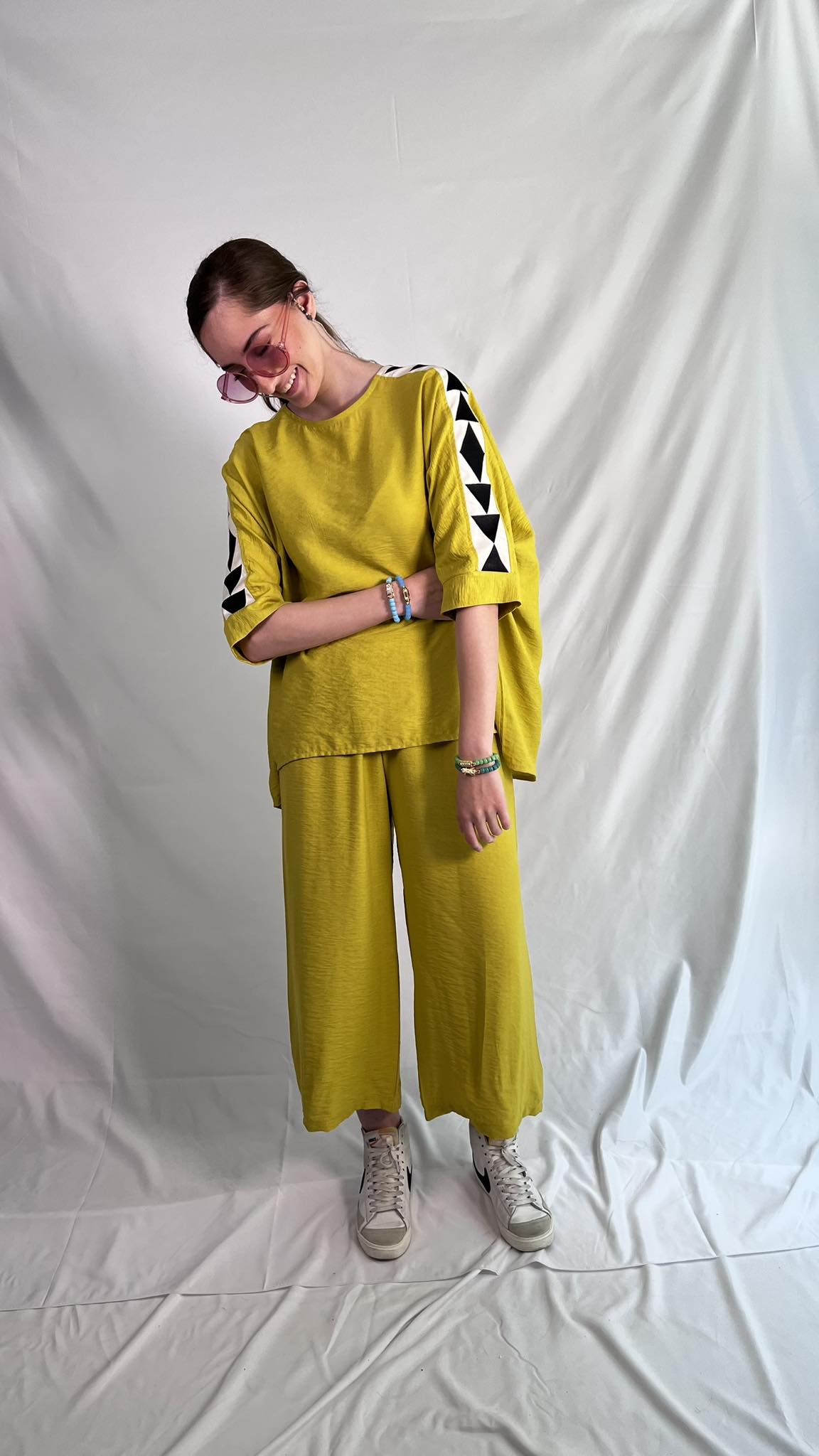 Shams Kimono Set - Yellow