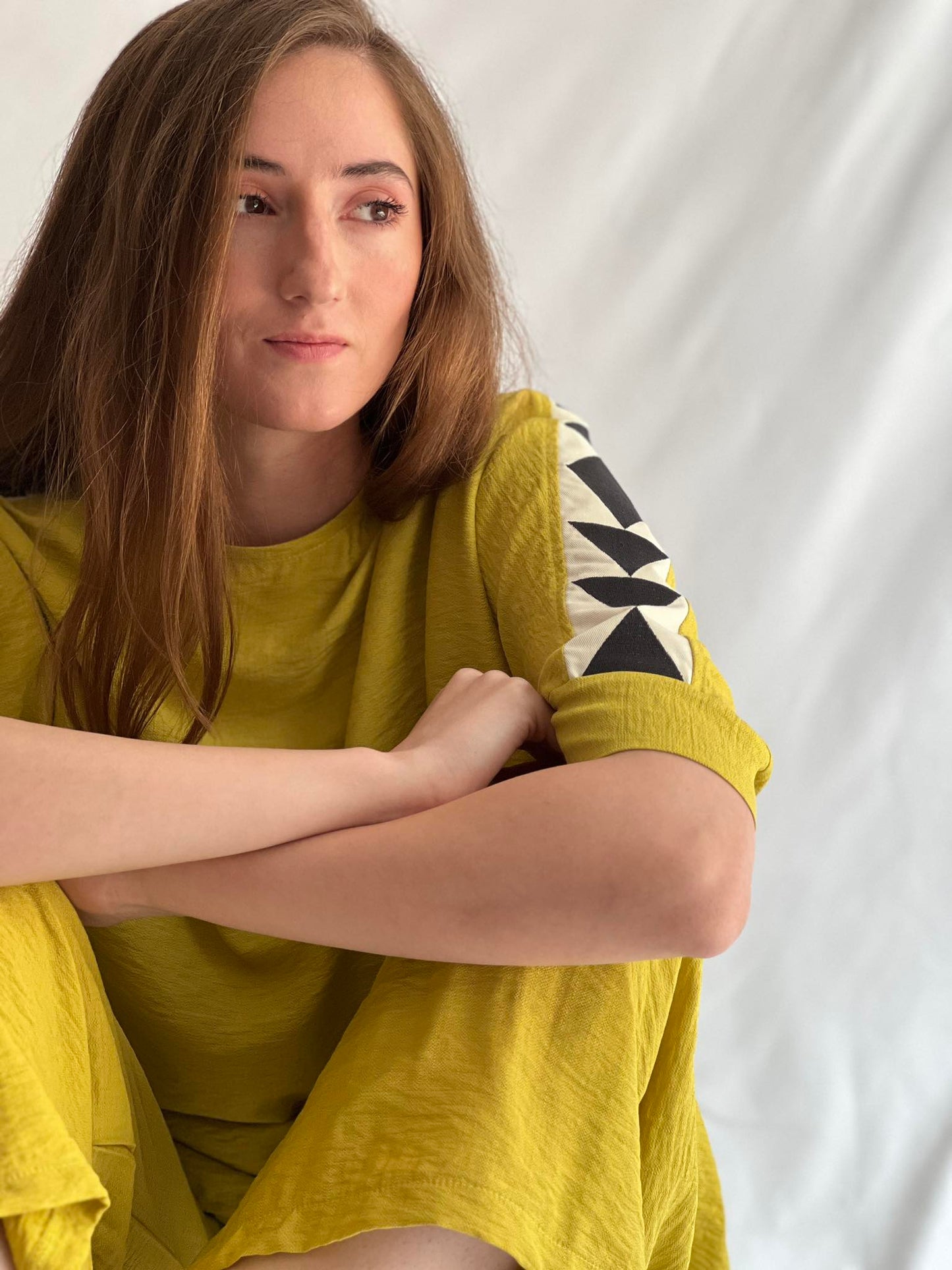 Shams Kimono Set - Yellow