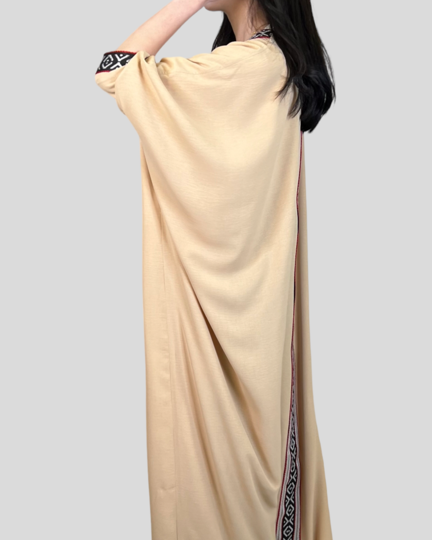 The Light Beige Abaya