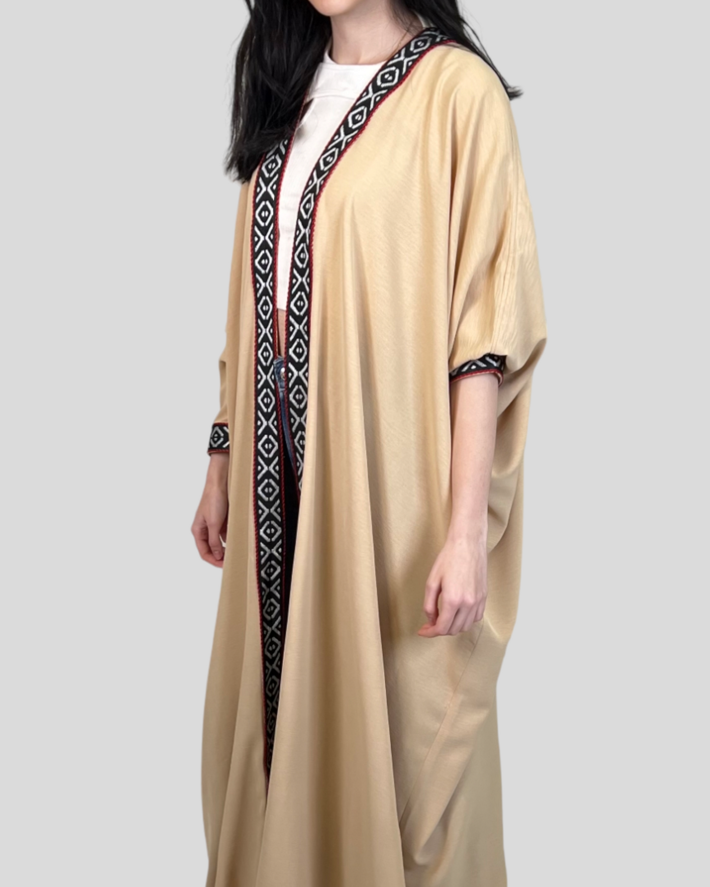 The Light Beige Abaya