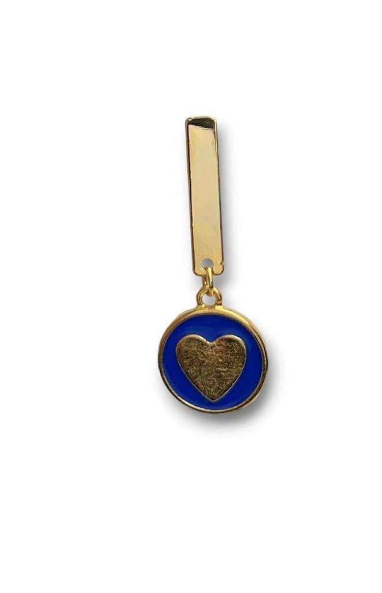 The Blue Heart Earring