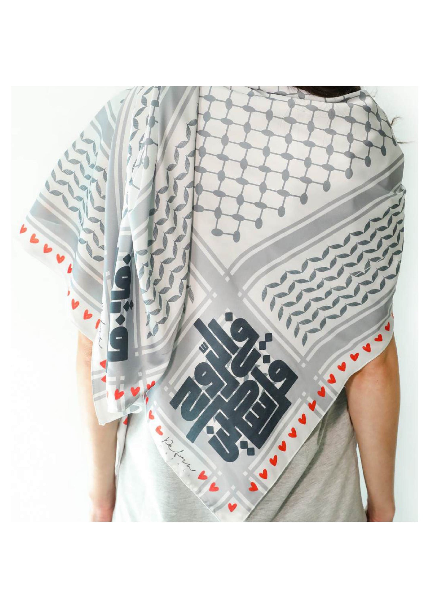 Left My Soul In Palestine Silk Scarf