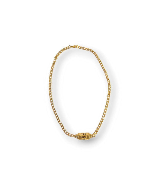 Very Simple Gold Plated Rounded Necklace