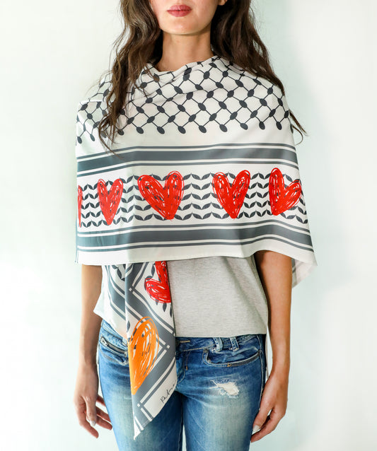 Noor silk scarf