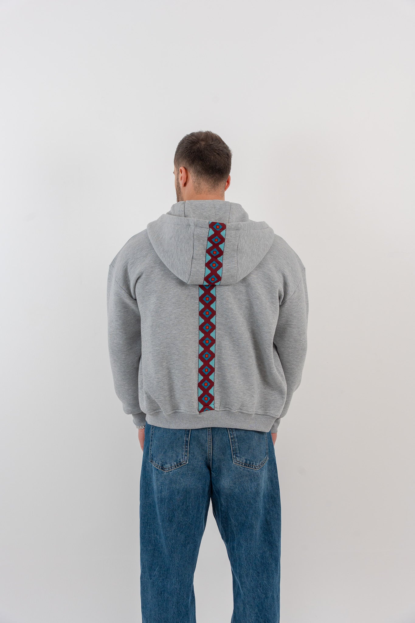 Zad Hoodie Jacket - Grey - Unisex