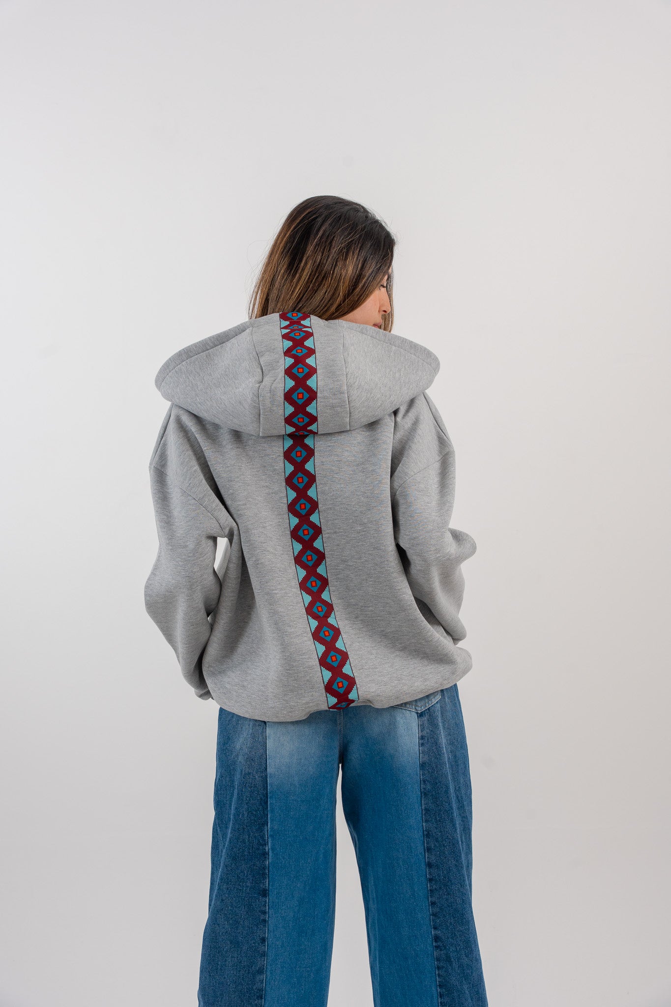 Zad Hoodie Jacket - Grey - Unisex