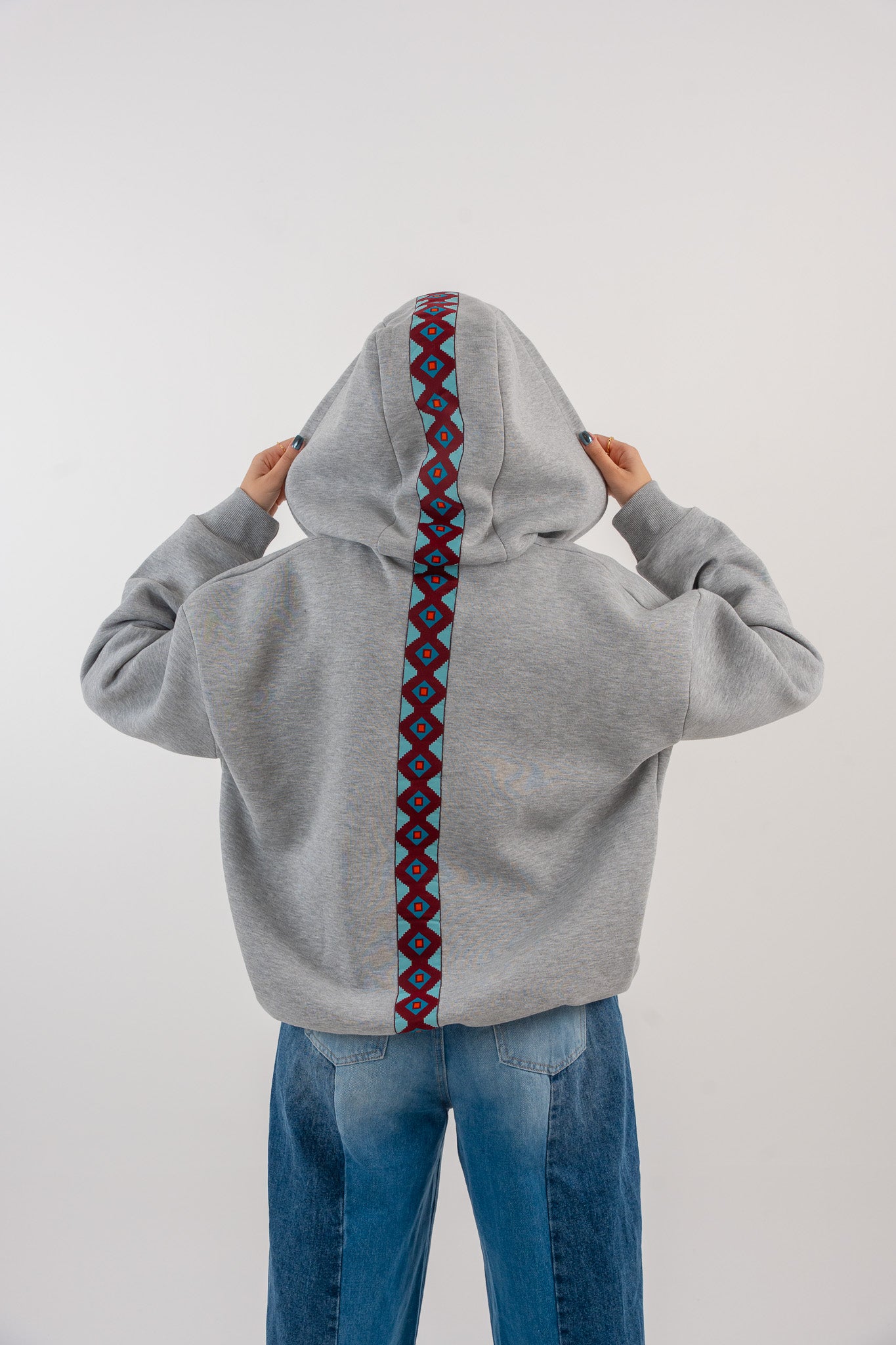 Zad Hoodie Jacket - Grey - Unisex