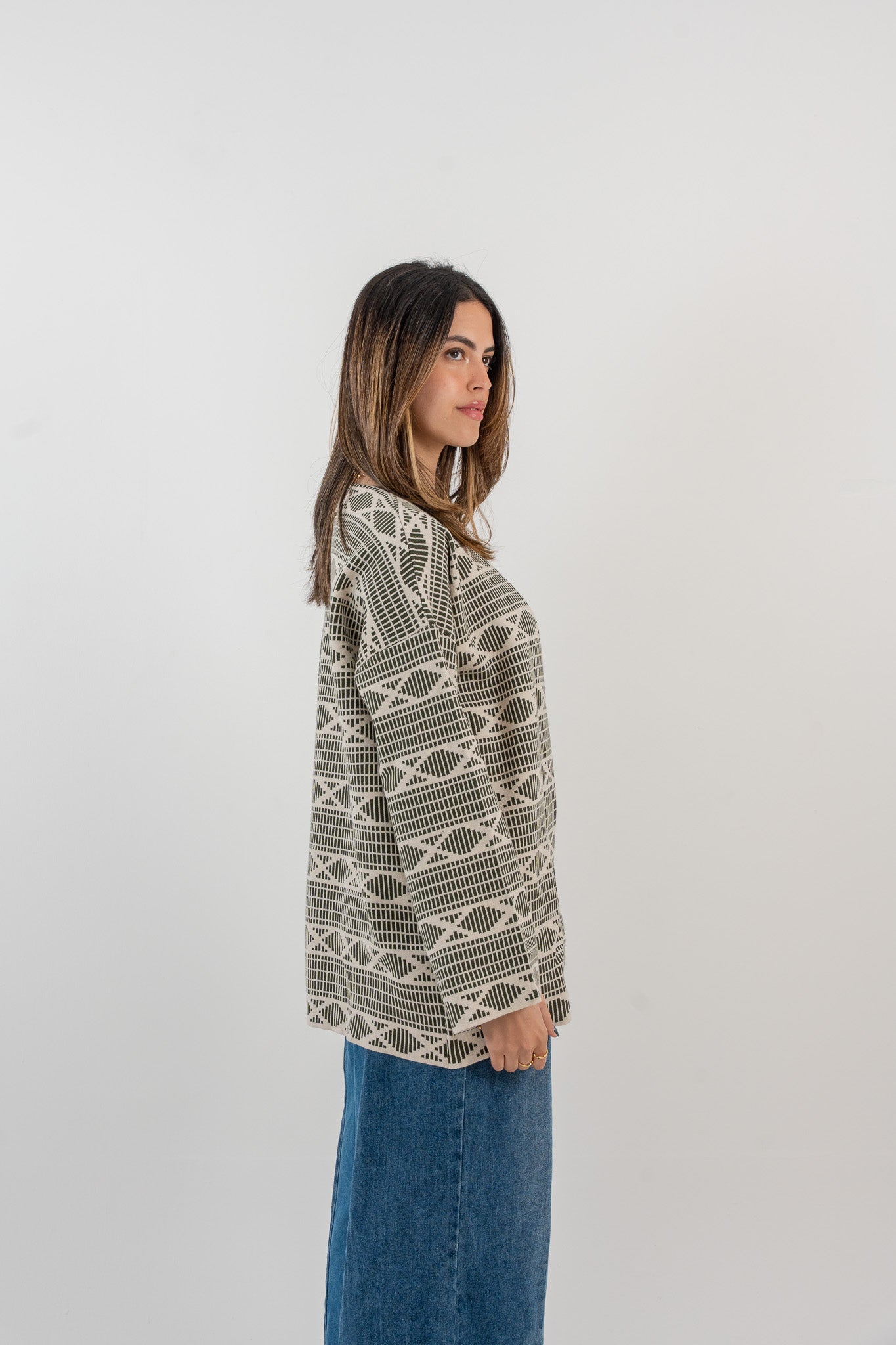 Badiya Weave Kimono - Soft Olive