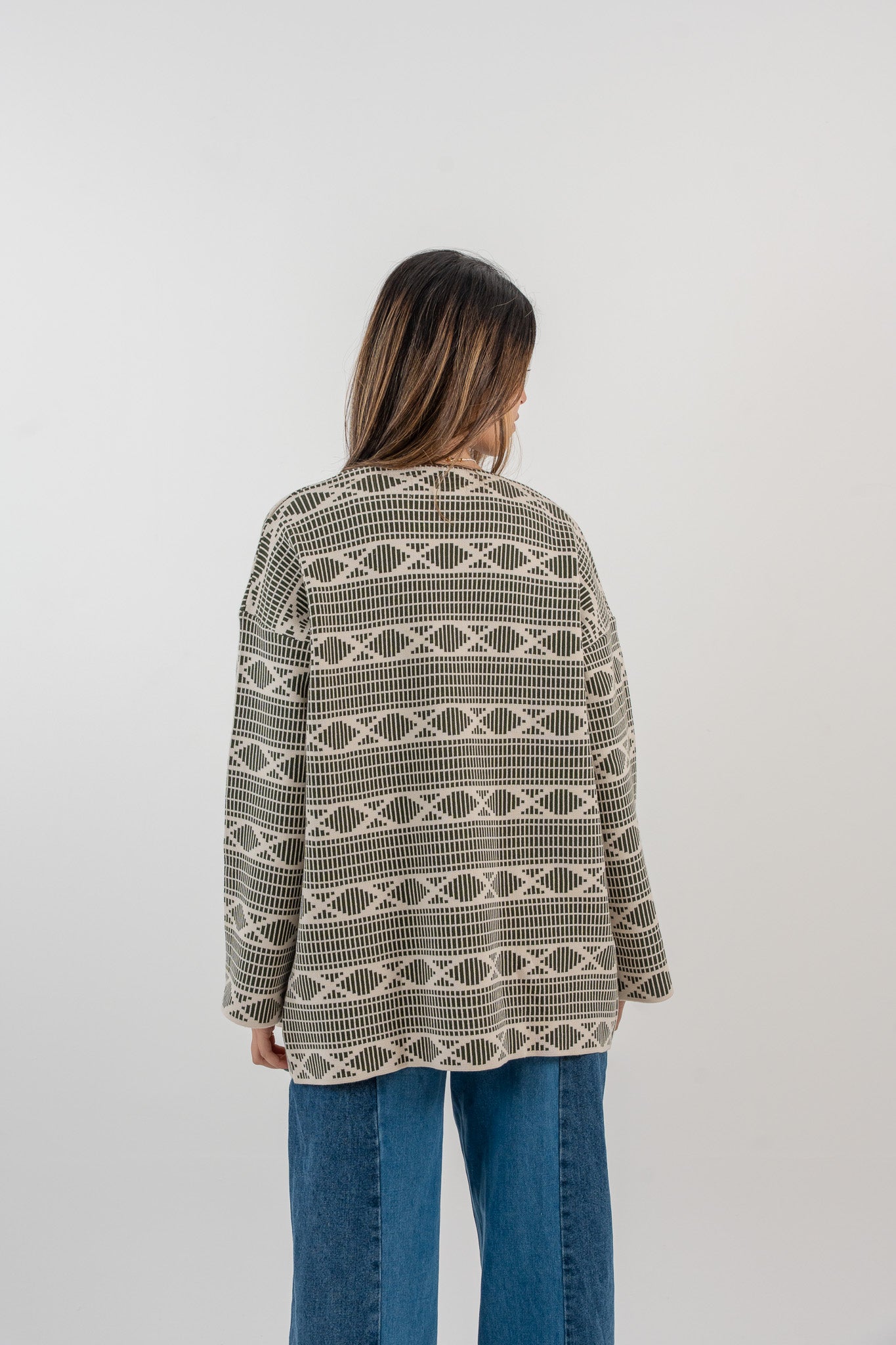 Badiya Weave Kimono - Soft Olive