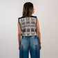 Kayan Vest - White & Navy