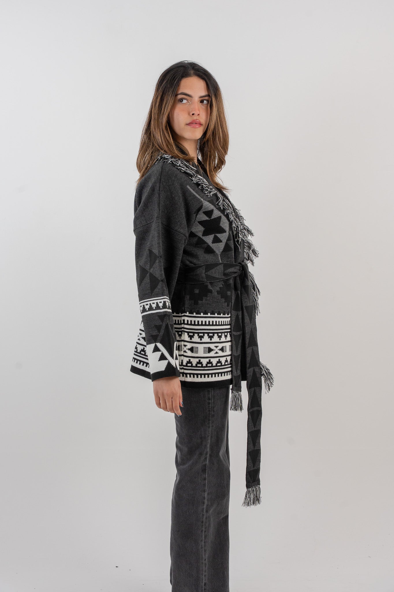 Muzna Jacket - Charcoal