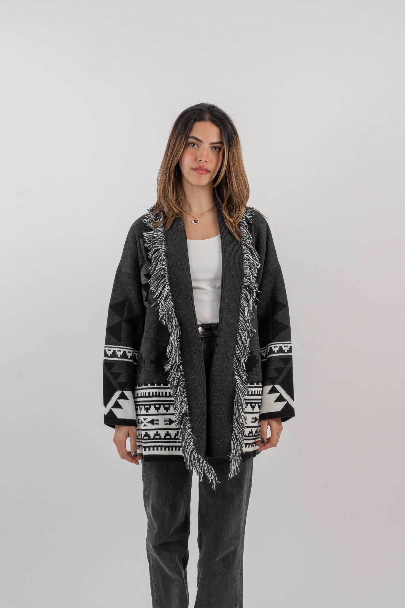 Muzna Jacket - Charcoal