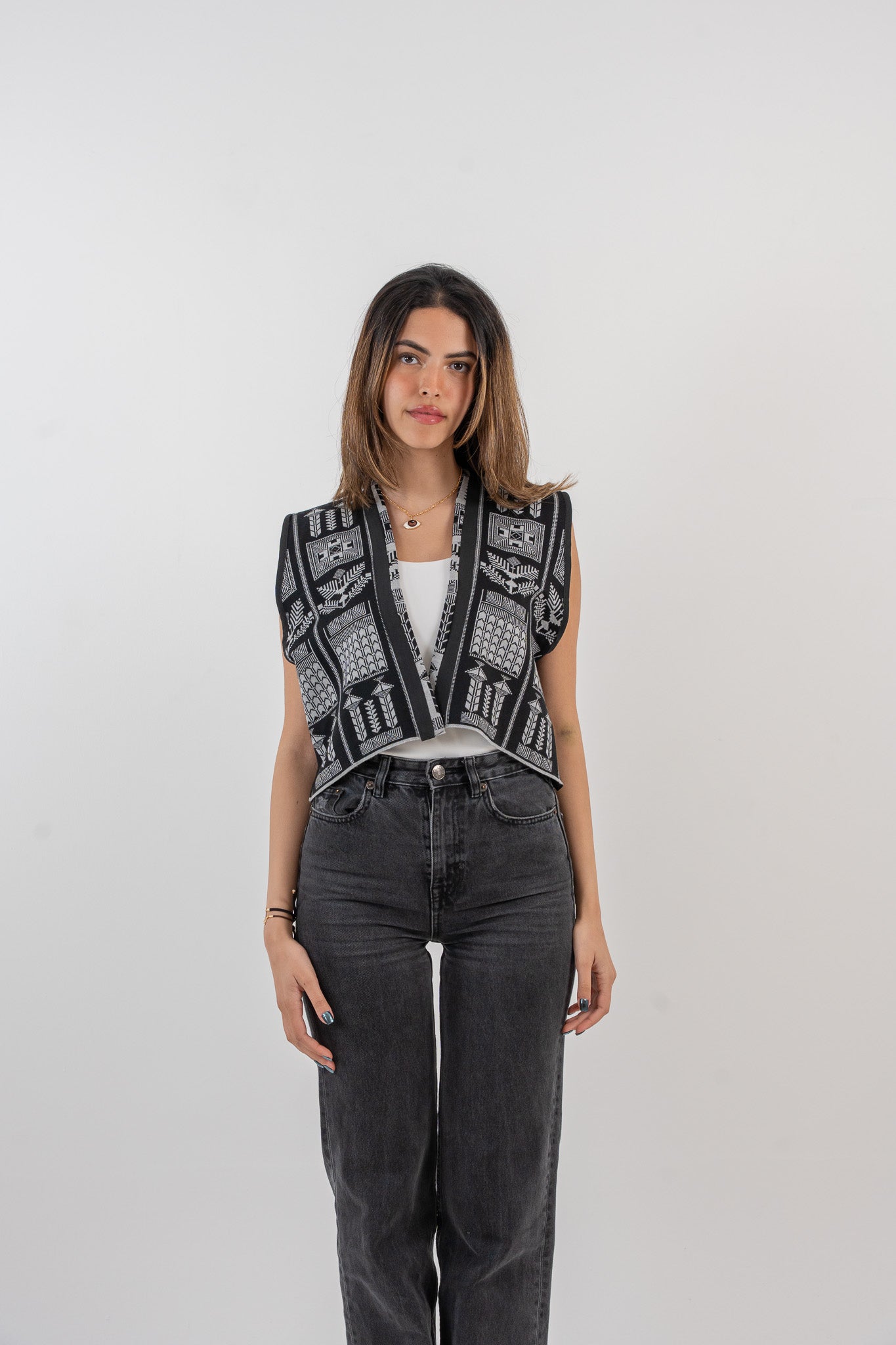Kayan Vest - Black & Grey