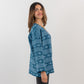 Badiya Weave Kimono - Blue