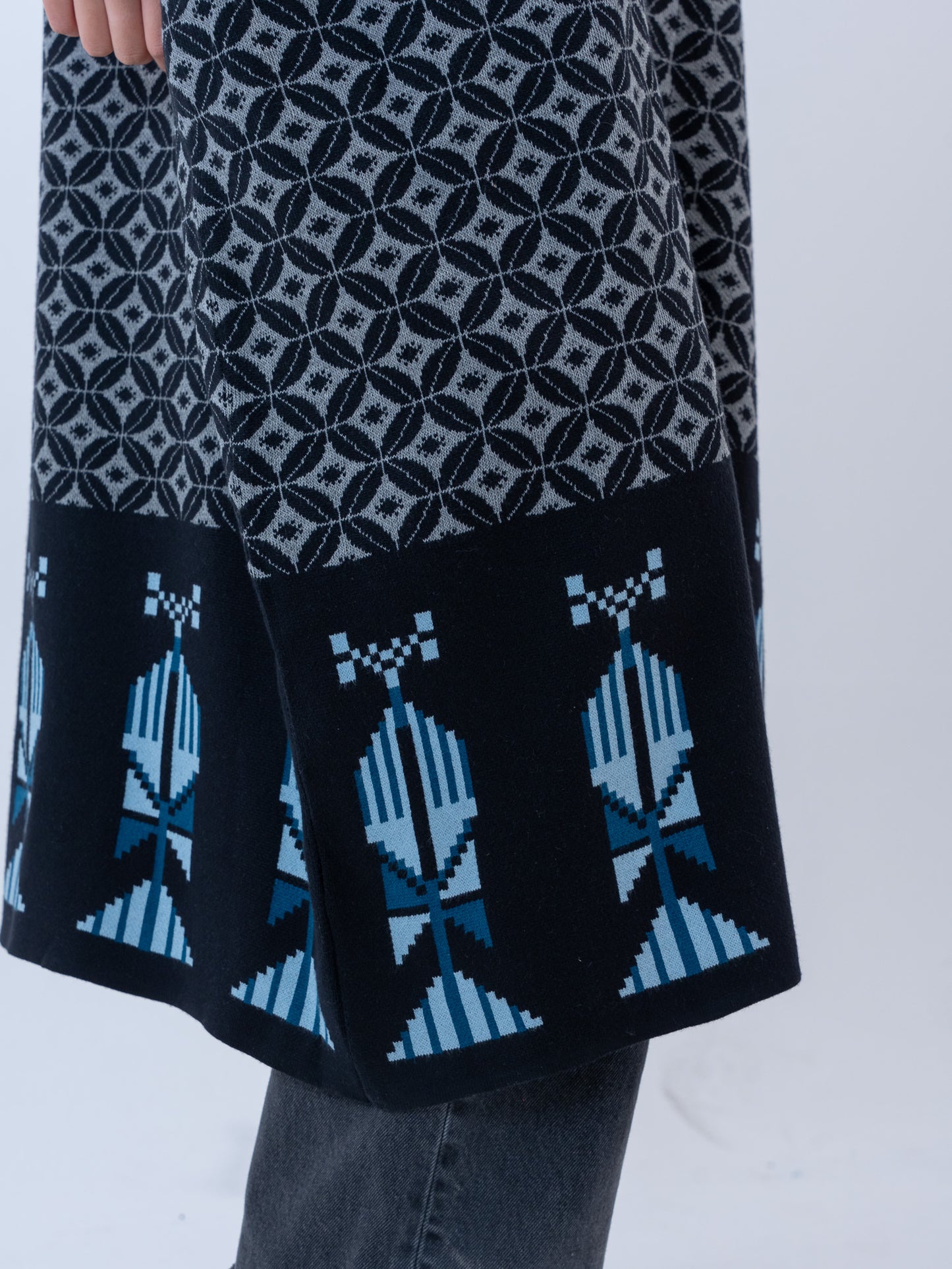 Bahja Long Kimono - Black