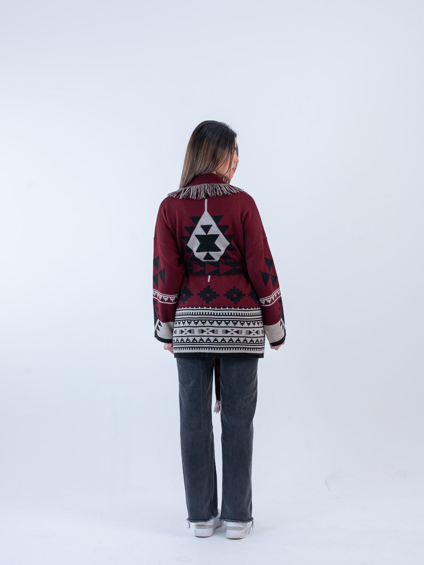Muzna Jacket - Burgundy