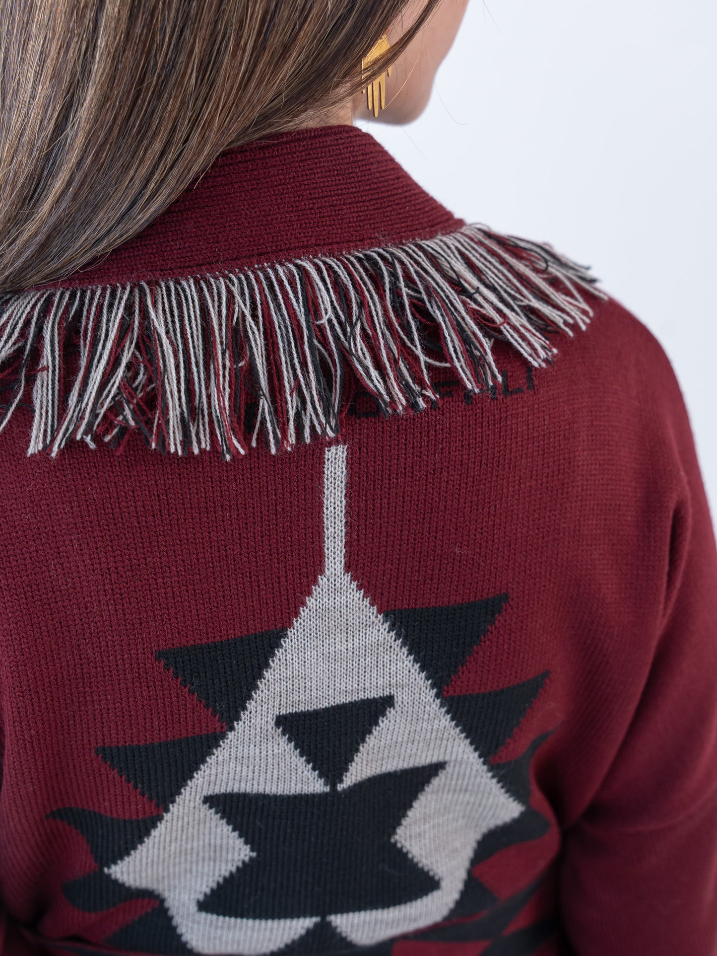 Muzna Jacket - Burgundy