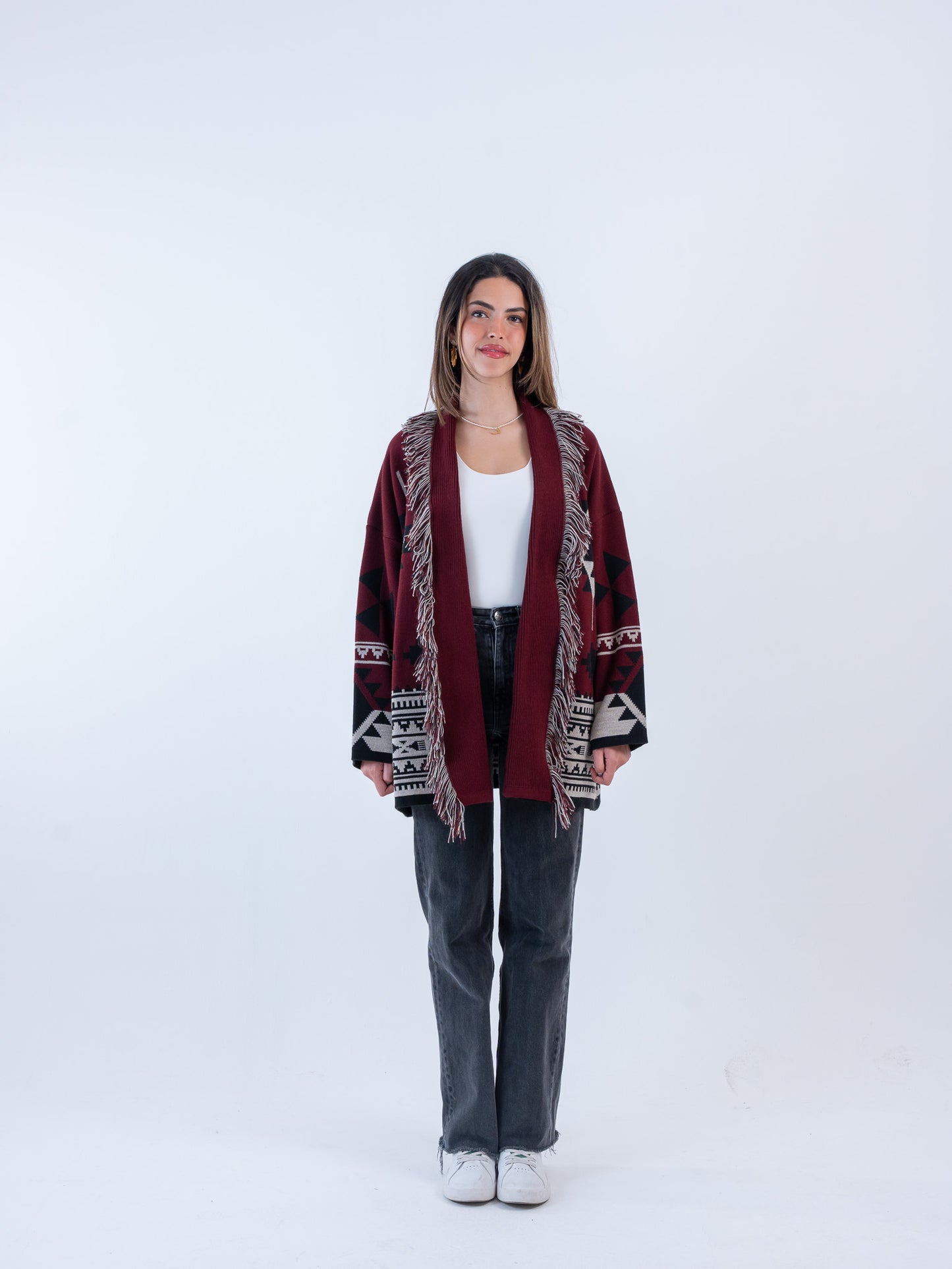 Muzna Jacket - Burgundy