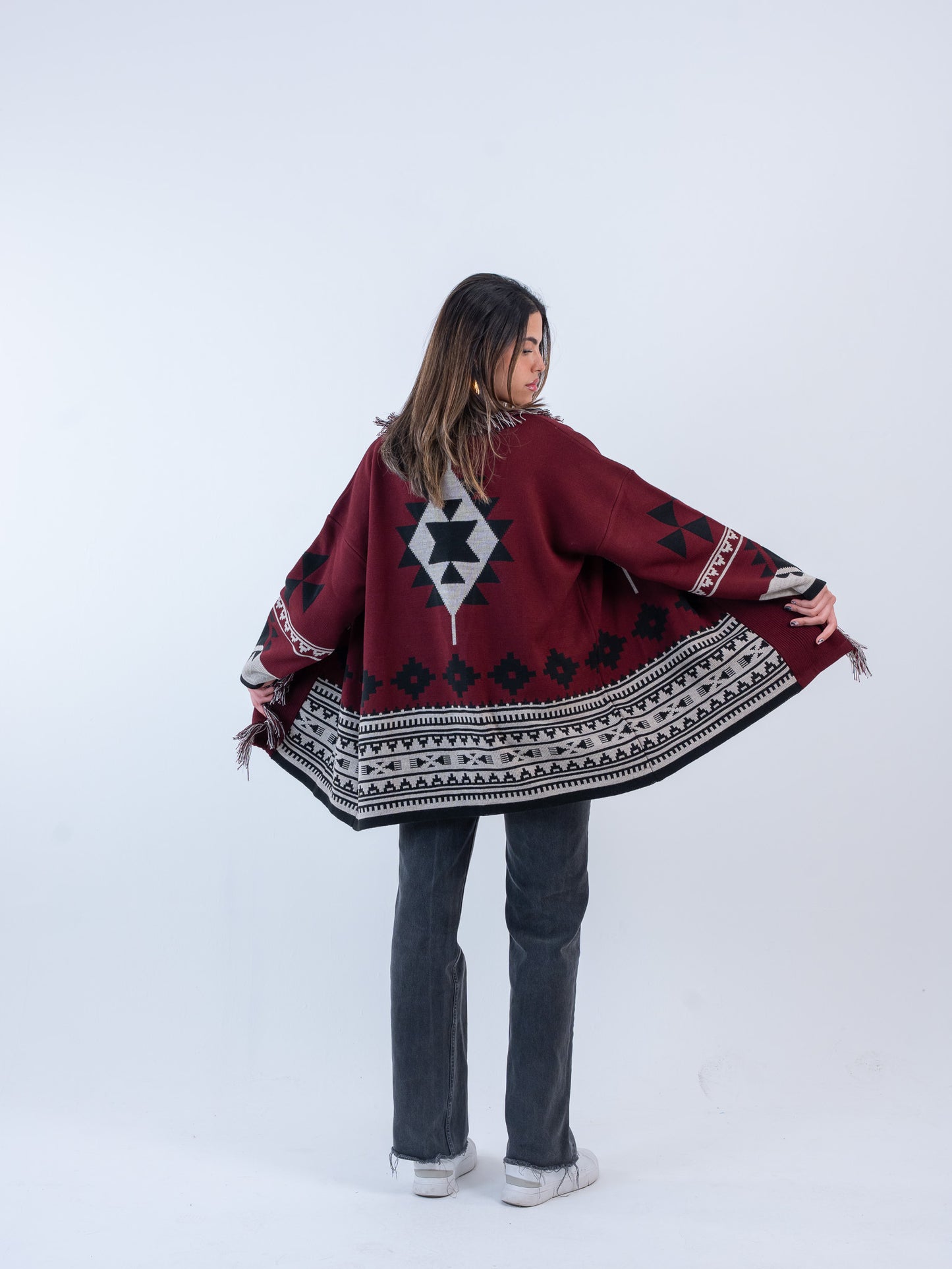 Muzna Jacket - Burgundy