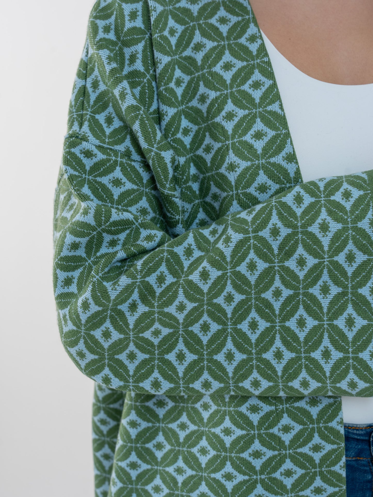 Bahja Long Kimono - Green