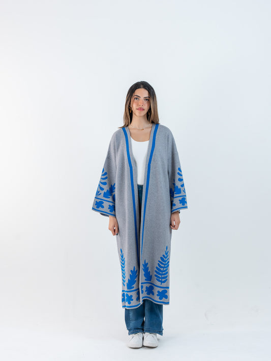 Madyan Abaya - Light Grey